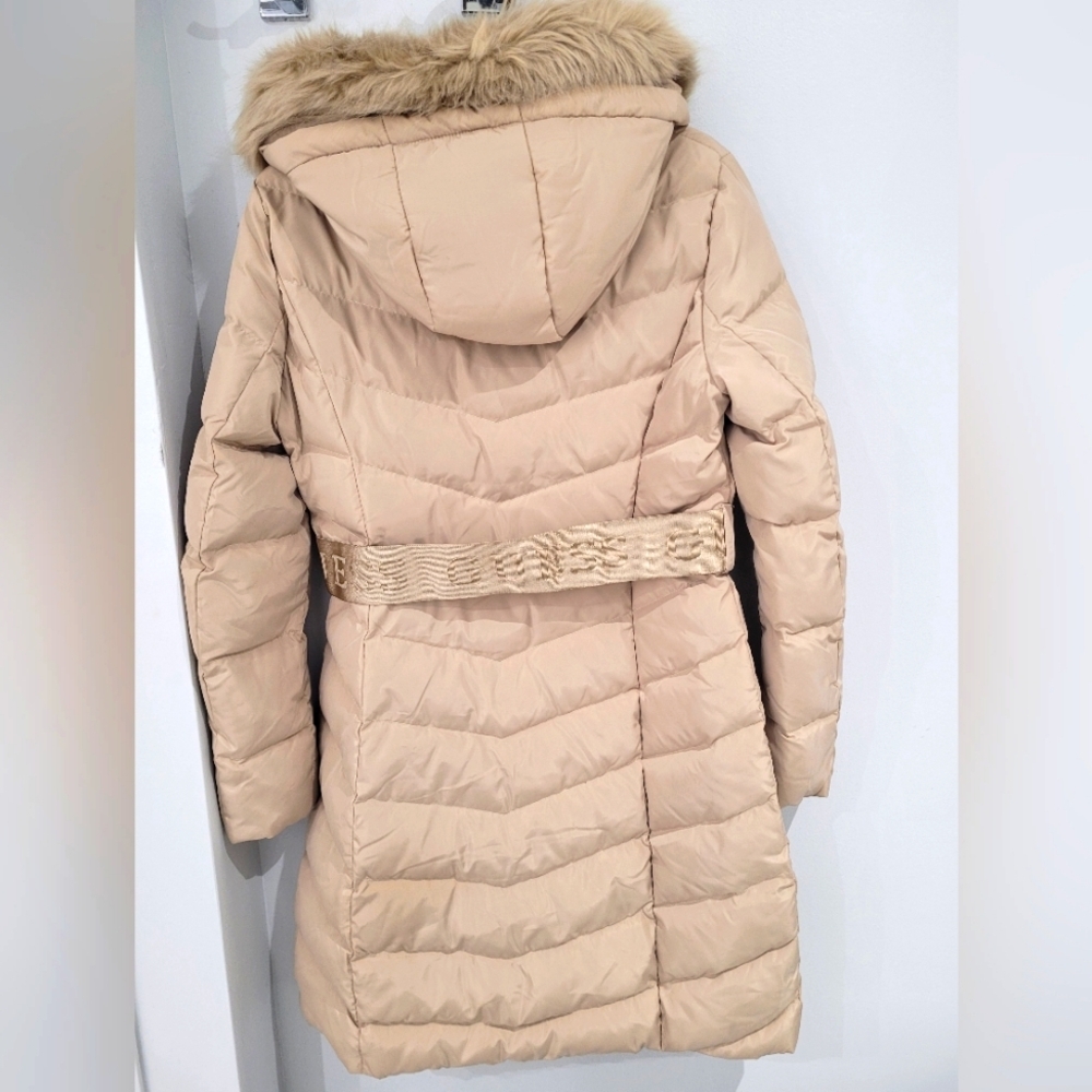 GUESS Real down winter Jacket-Medium - Picture 2 of 5